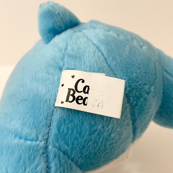 2004 Care Bears Champ Bear Plush Nanco Blue Trophy 9 Inch Doll Toy Tags are Worn - Picture 8 of 16